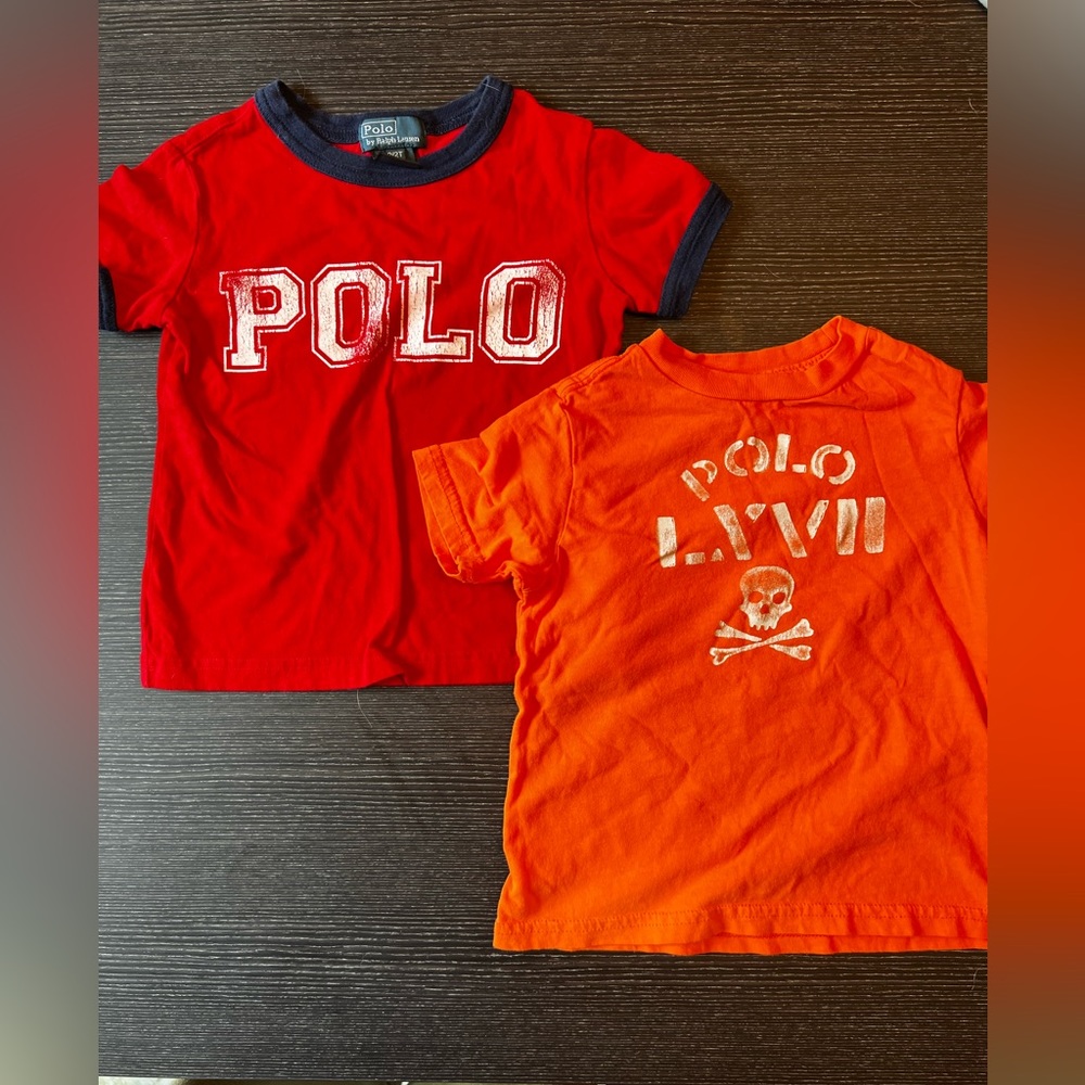 Bundle of two polo 2t t shirts